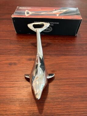 Paul Revere Silversmith Silver Plated Dolphin Bottle Opener